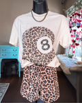 Leopard Billiard 8 T-shirt
