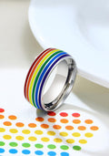 Rainbow Strped Ring
