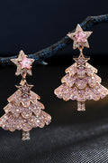 Sparkly Christmas Tree Earrings
