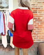 Stylish Color Block Mini Dress