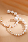 Elegant Beaded Hoop Earrings