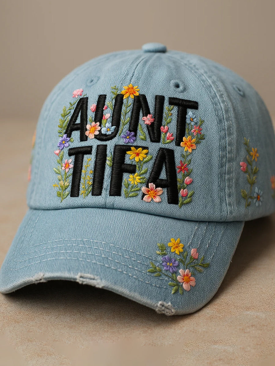 Flowers Funny Art Print Hat
