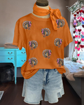 Fun Sequin Turkey Casual Tee