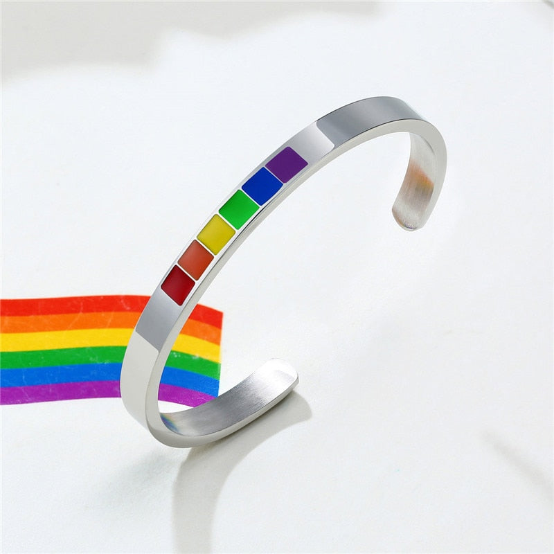 Rainbow Cuff Bracelet