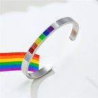 Rainbow Cuff Bracelet