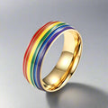 Titanium Rainbow Ring