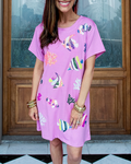 Freedom Undersea Fish Sequin Dress