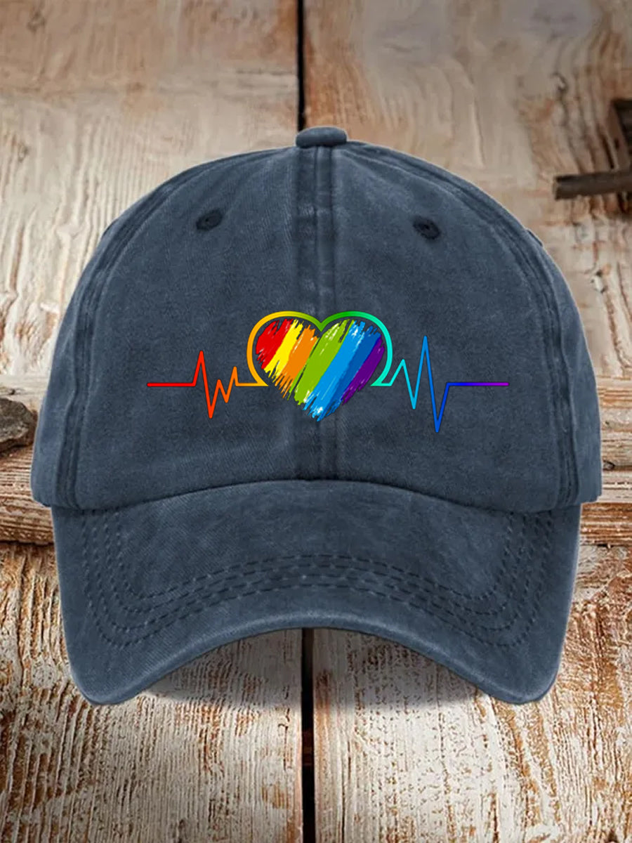 Gay Pride Rainbow Cap