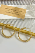 Golden Hoop Earrings