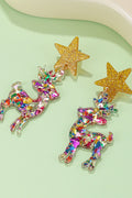 Colorful Acrylic Elk Earrings