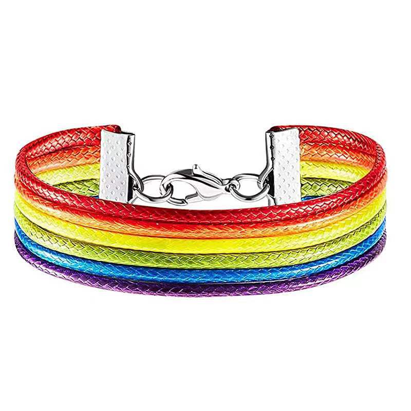 Celebrate Love & Diversity: LGBT Rainbow Adjustable Bracelet