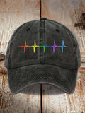 Pride Month LGBT Rainbow Print Hat