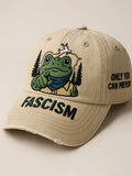 Unisex Frog Print hat