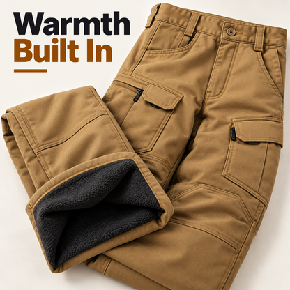 Men's Tactical Water Resistant Fleece Lined Pants