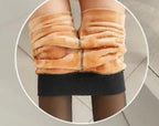 Non-See-Through Lined Tights