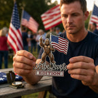 🔥July 4th Hot Sale👣BigFoot We The People Patriot Flag Edition Car Emblem Metal Decorative Badge-Made in USA