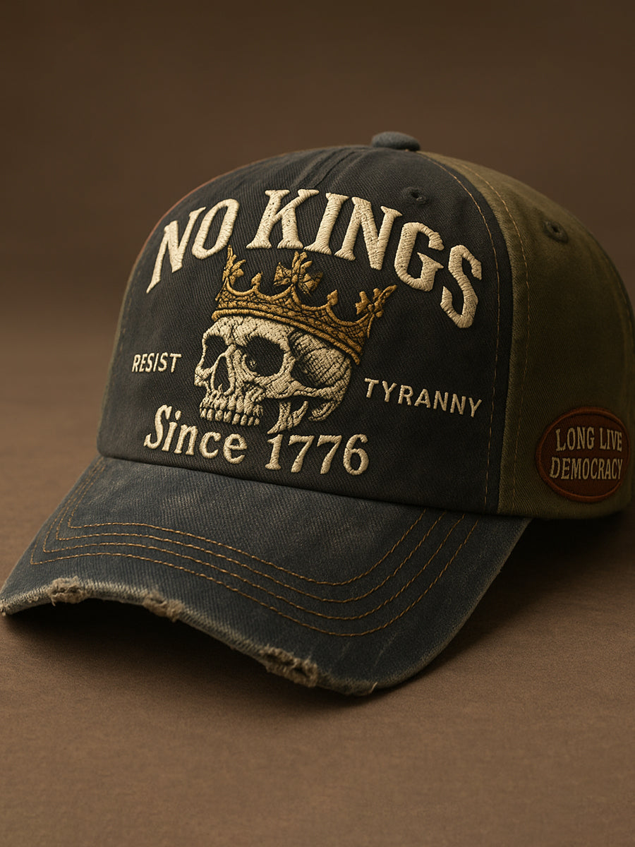 NO Kings Vintage FDT Print Hat