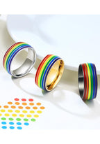 Rainbow Strped Ring