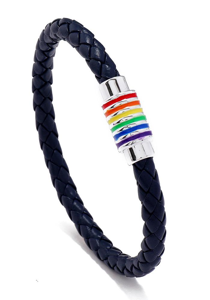 Rainbow Braided Bracelet