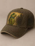 Unisex Frog Print hat