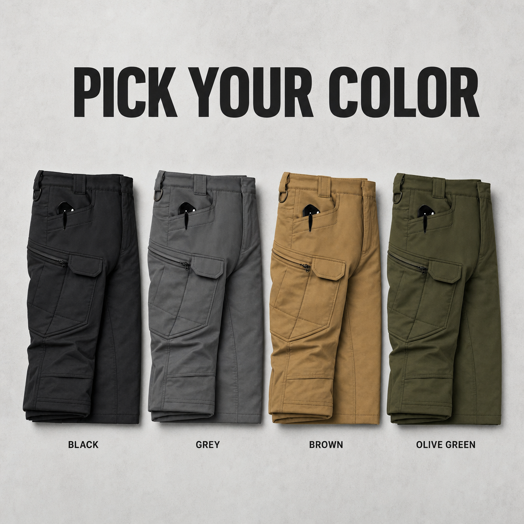 Men's Tactical Water Resistant Fleece Lined Pants